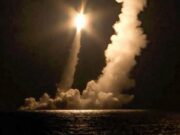 Russian nuclear submarine fires four ballistic missiles