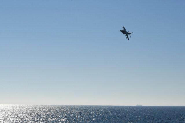 Spanish Harrier jets ‘attack’ NATO warships