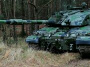 British Army show off new tank camouflage