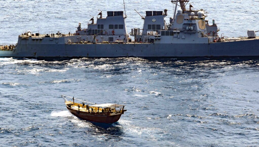 Joint Service Naval Operation Prevents Weapons Smuggling In The Indian Ocean