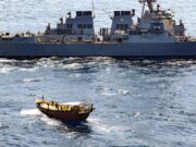 USS Winston S. Churchill seizes weapons off Somalia