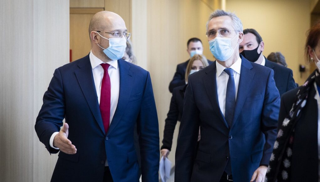 The Prime Minister of Ukraine visits NATO