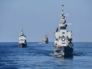 NATO warships train with Israeli forces