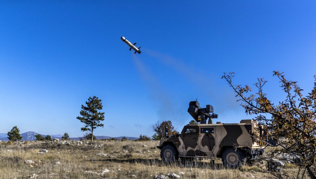 MMP firing operations on Sherpa and Sabre vehicule. Canjuers military camp, France. November 4th 2020. © Laurent Guichardon/MBDA