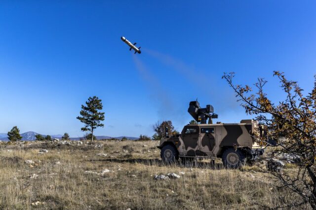 MBDA fires MMP missile from remotely operated turret