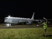 British surveillance aircraft busy near Crimea