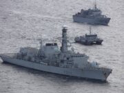 British warships lead task force into Baltic Sea