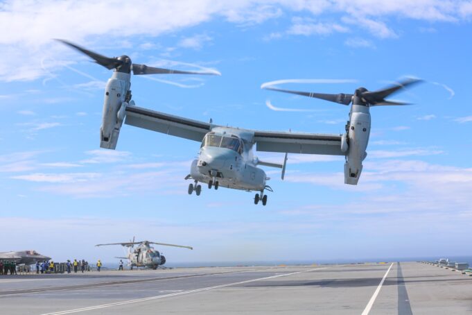 US Marines link drone sensors and forward air bases in drill