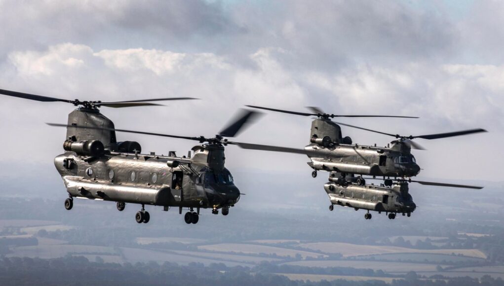 Ex Black Marauder Chinook Helicopters