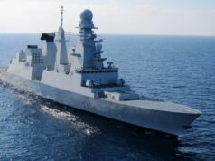 Italian Destroyer joins British Carrier Strike Group
