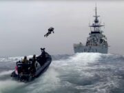 Royal Marines trial jet-pack for boarding ships