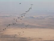 RAF drop paratroopers into Jordan