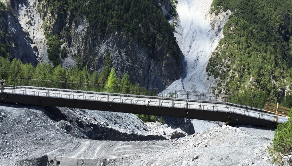 WFEL+Dry+Support+Bridge+deployed+after+flooding+washes+away+roads