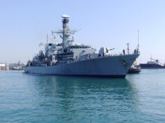 British warship visits Israel