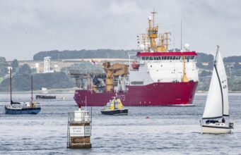 HMS Protector towed home after propulsion defects