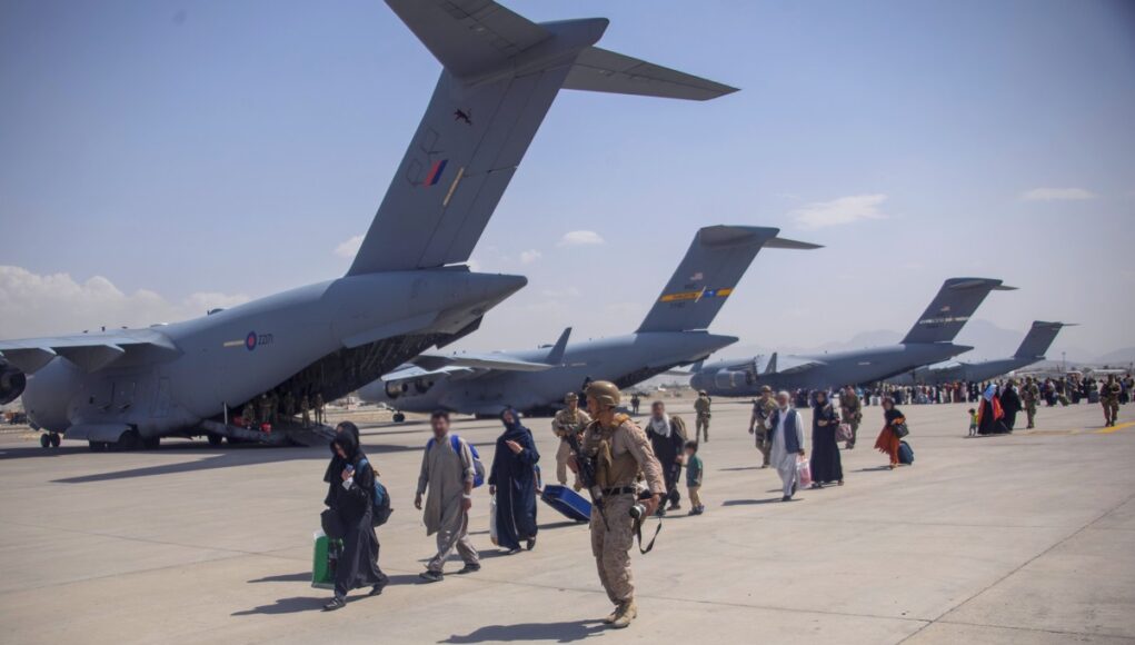 British Armed Forces Kabul Airport Evacuation