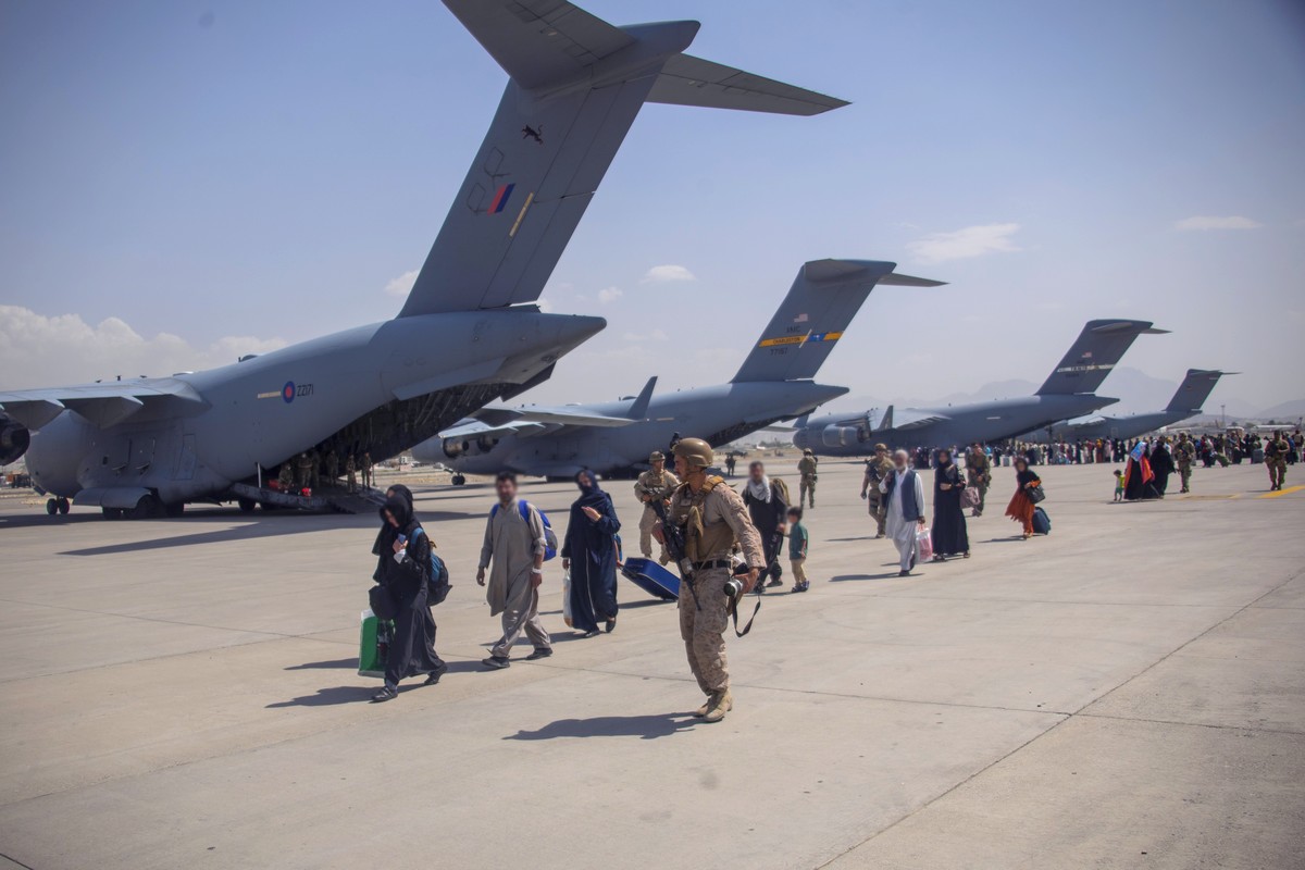 British Armed Forces Kabul Airport Evacuation