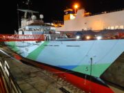 HMS Severn gets new paint job