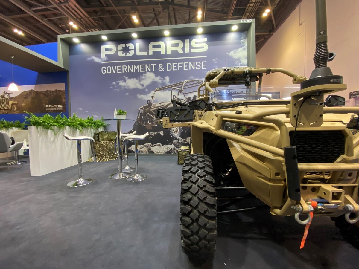 Polaris debuts newest light tactical vehicle