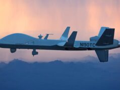 SkyGuardian drone conducting trials over Scotland