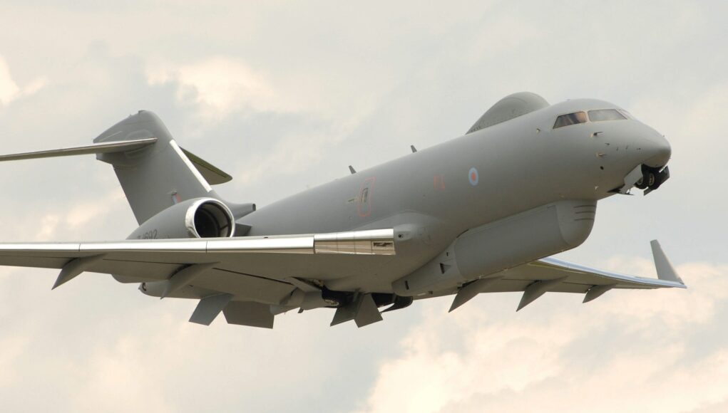 RAF SENTINEL R1 AIRCRAFT CONDUCTS LAST OPERATIONAL FLIGHT