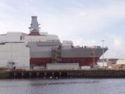 How many naval ships are to be built in Scotland?