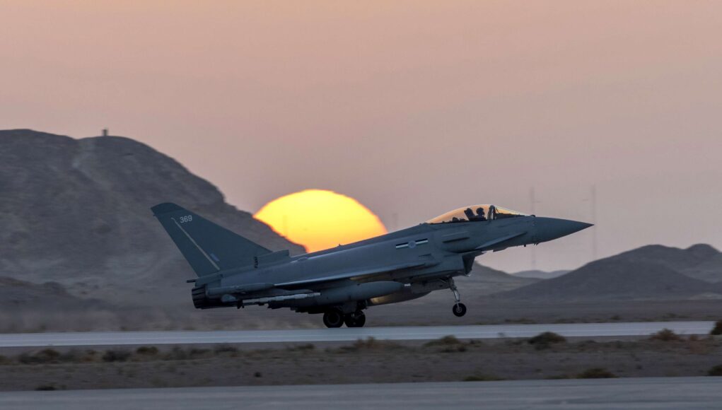 RAF JETS ARRIVE IN OMAN FOR MAJOR DESERT EXERCISE