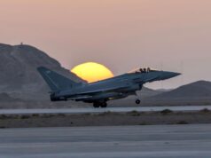 Eurofighter Typhoon fleet passes one million flying hours