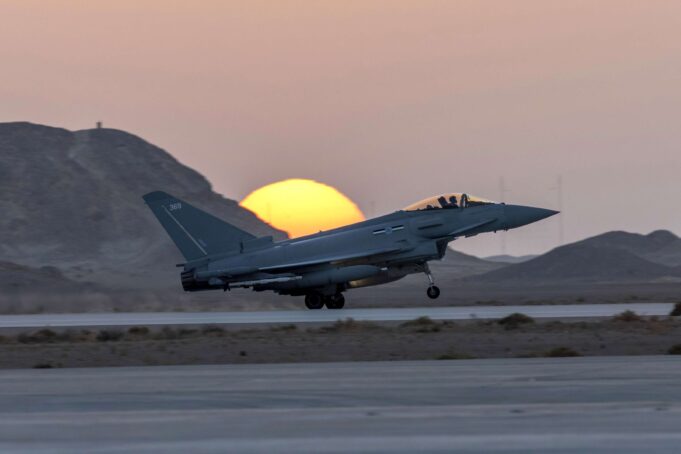 Eurofighter Typhoon fleet passes one million flying hours