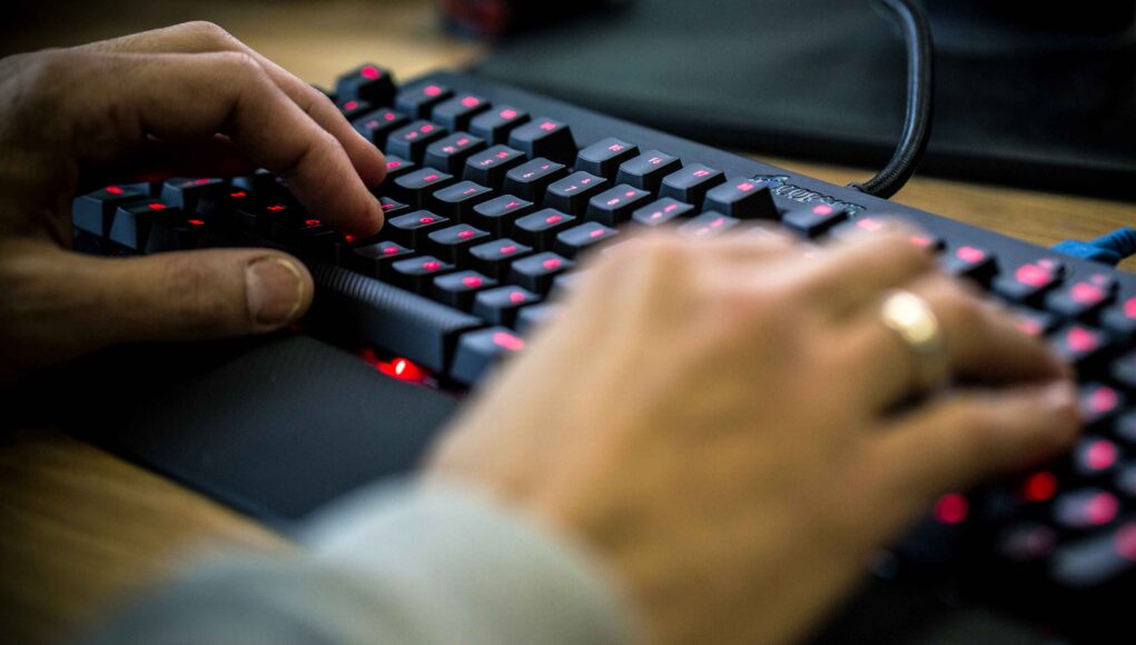 Operating a Computer Keyboard