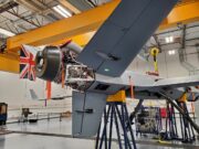 UK built V-tail fitted to Protector drones