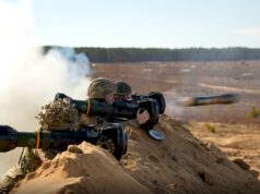 British and Lithuanian troops conduct anti-tank training