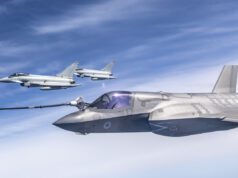 British combat jets go up against each other over North Sea