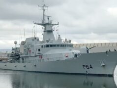 Irish naval vessel visits City of Glasgow