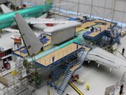 Huge radar installed on new British E-7 Wedgetail