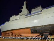 What are the black sections on the Type 26 Frigate hull?