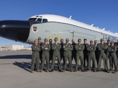 British crew fly on American surveillance aircraft