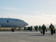 British Maritime Patrol Aircraft in Sicily for exercise
