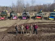 British tanks arrive in Ukraine after being donated