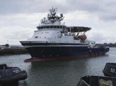 Britain’s new minehunting mothership closer to operations