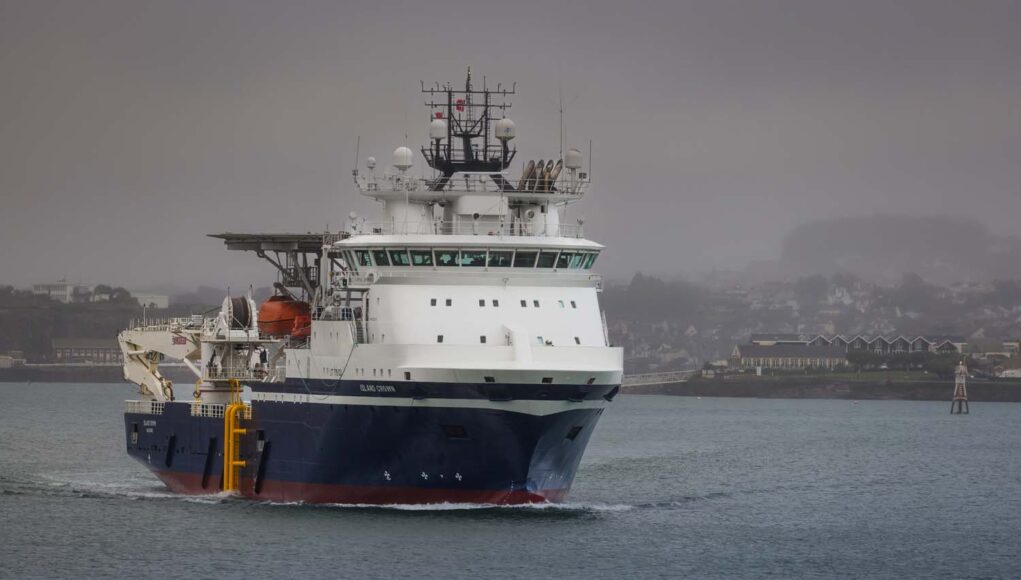 Mine Hunting Ship Prepares to join Royal Fleet Auxilliary.