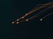 Formation of Typhoon jets conduct flypast training over North Sea