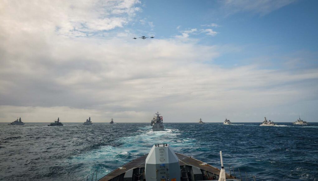 NATO Ship Formation for PHOTEX