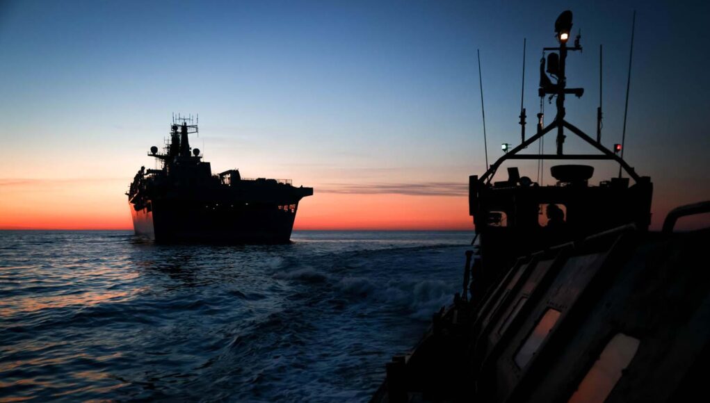 HMS Albion and 45 Cdo Participate in Main Exercise of Exercise Spring Storm 2023