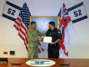 British Sailor receives rare American accolade