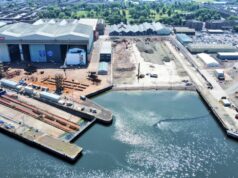 Work on new Glasgow frigate factory picks up pace