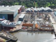 Work progresses on massive new Glasgow frigate factory