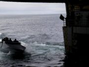 US Navy SEALs work with assault ship in Arctic Ops
