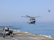 820 Squadron joins carrier to deter ‘unfriendly submarines’