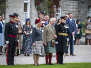 King presents new colour to Royal Guard in Scotland